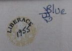 The Liberace Collection Baby Grand Piano Cigarette Dispenser Blue 145731