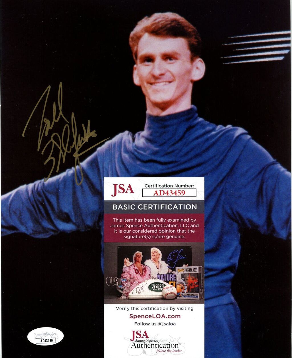 Todd Eldredge Autographed 8x10 Photo Olympic USA Figure Skating JSA