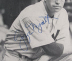 George Myatt Autographed 8x11 Baseball Magazine Insert Photo Senators PSA/DNA