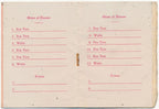 1937 Wentworth Institute Football Dance Vintage Dance Card Program 142160