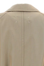 Maison Margiela Men Long Single-Breasted Trench Coat