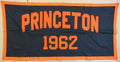 Vintage 1962 Princeton Black 65x34 Felt Banner 182820
