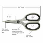 Heavy-Duty Straight Edge Kitchen Shears