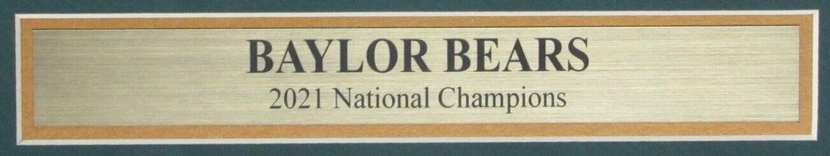 Baylor Bears 2021 Waco Tribune Newspaper Mens Basketball Champs Framed 159170