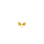 10k Yellow Gold Ball Style Stud Earrings (4.0 mm)