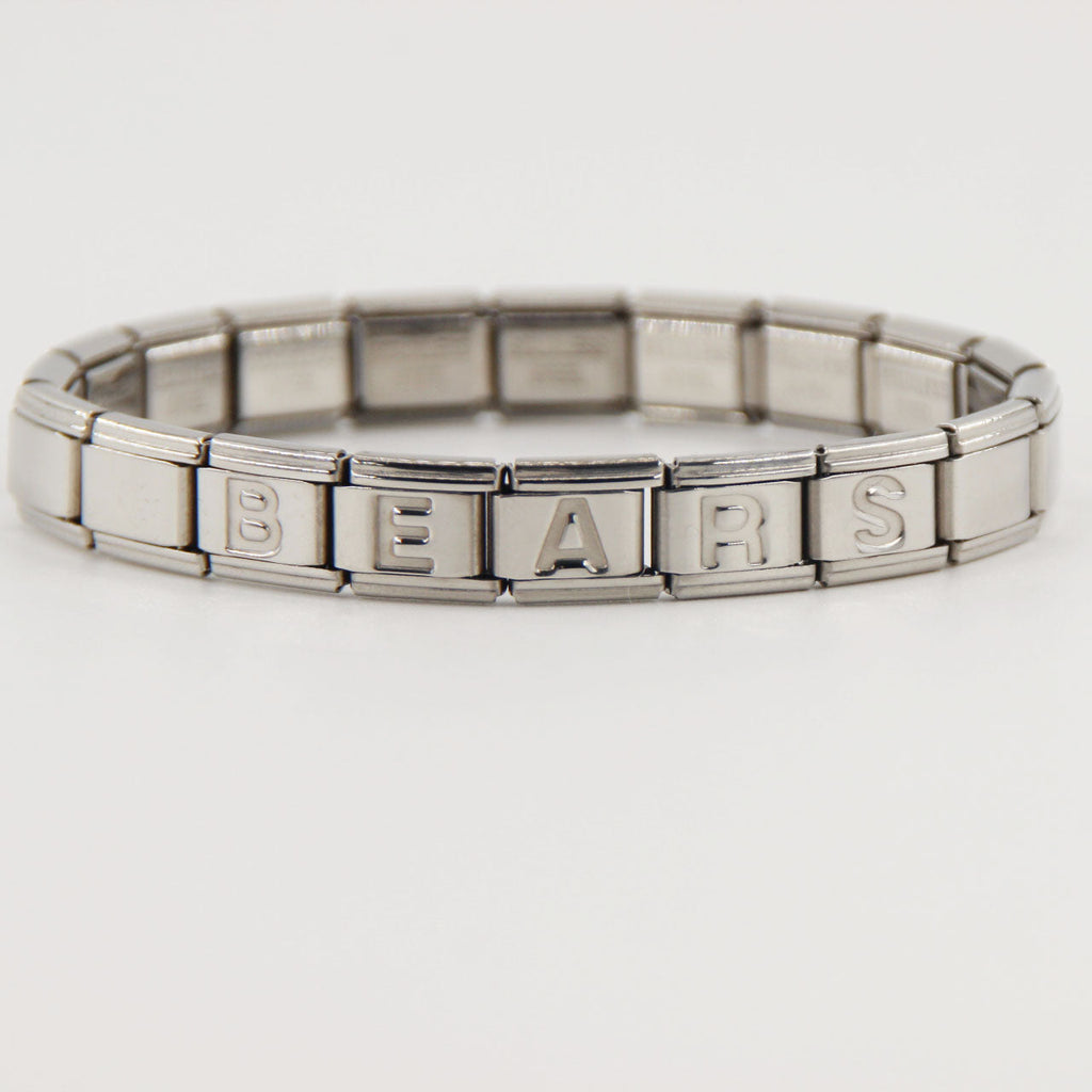 Chicago Bears Italian Charm Bracelet – Perfect Valentine’s Day, Holiday & Any Occasion Gift for Fans