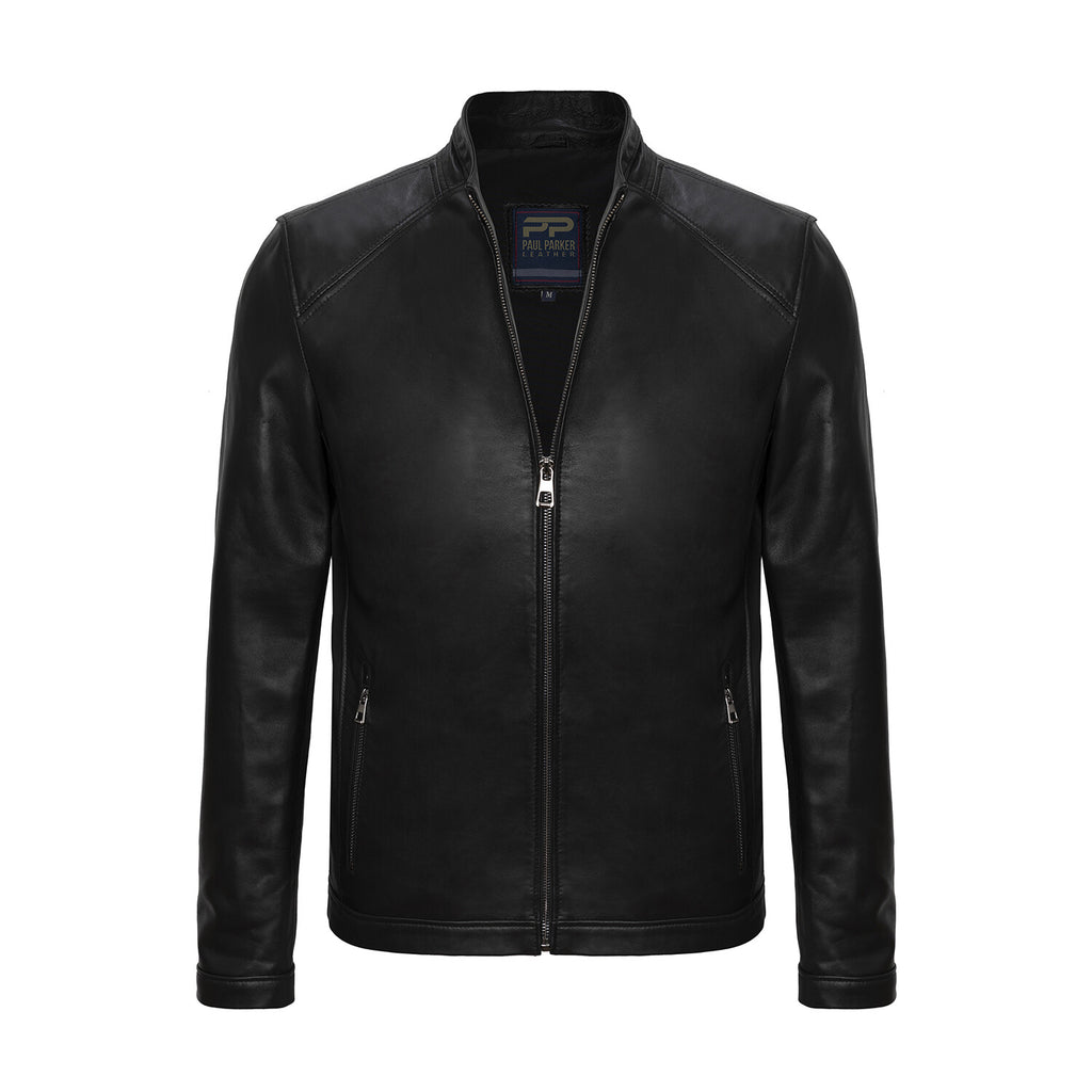 Mock Neck Jacket // Black