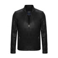 Mock Neck Jacket // Black