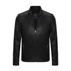 Mock Neck Jacket // Black