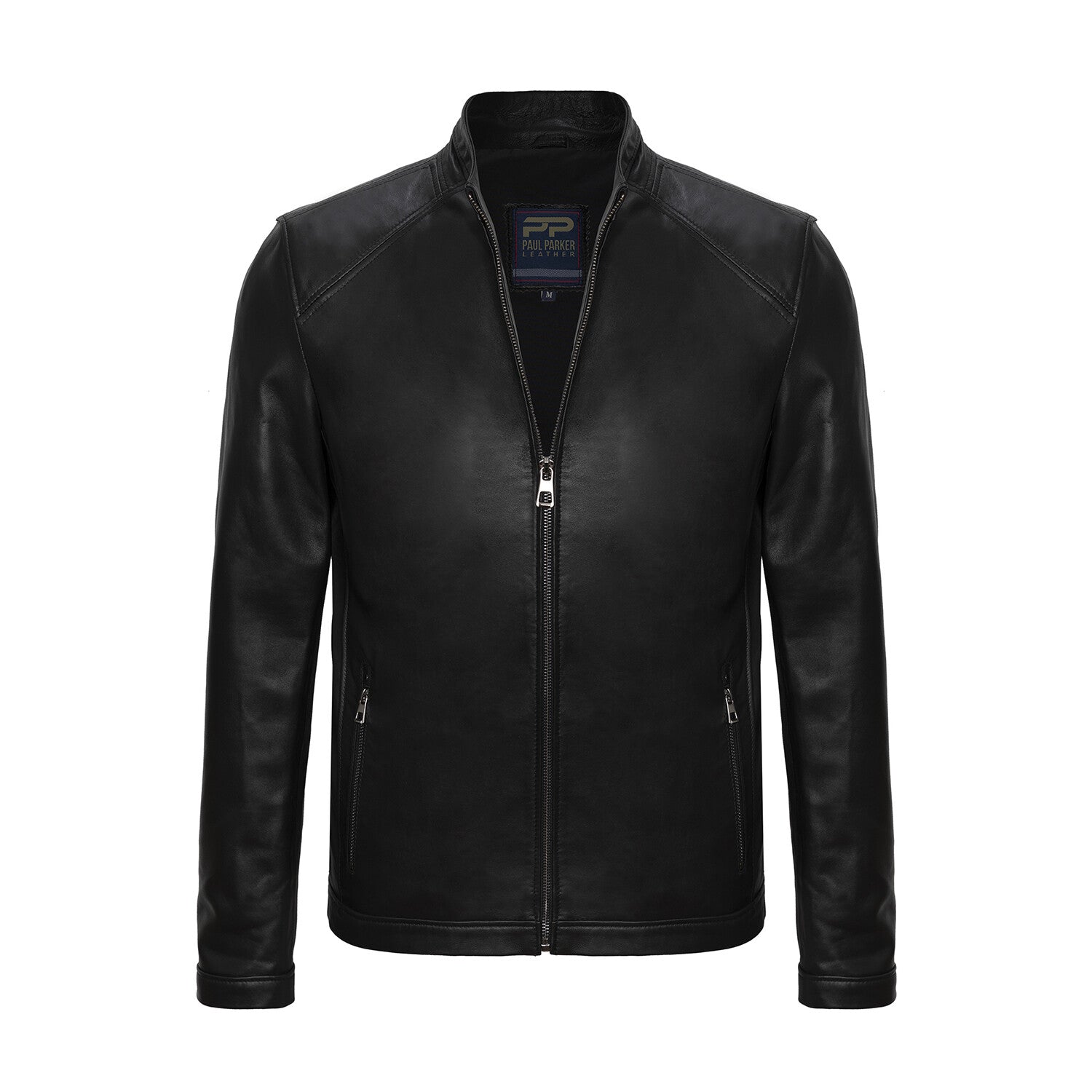 Mock Neck Jacket // Black