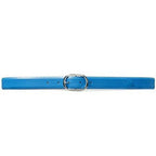 Lauren Ralph Lauren Whitby Center Bar Buckle Belt Cyan Blue Large