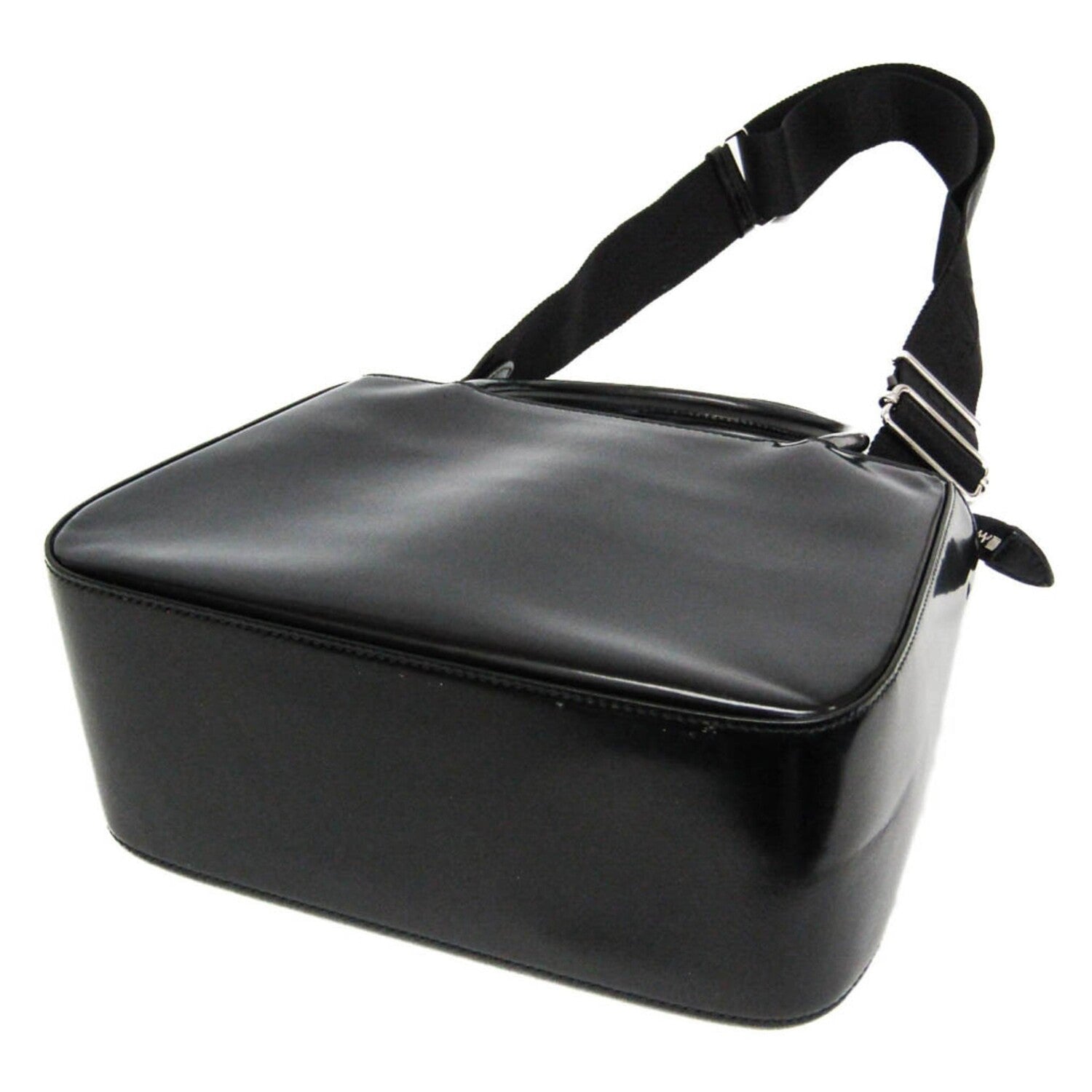 Prada // Brushed Leather Handbag // Black // Pre-Owned