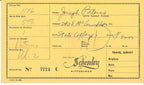 Joe Paterno 1950's Penn State Signed Hotel Schenley Register Card PSA/DNA 163691