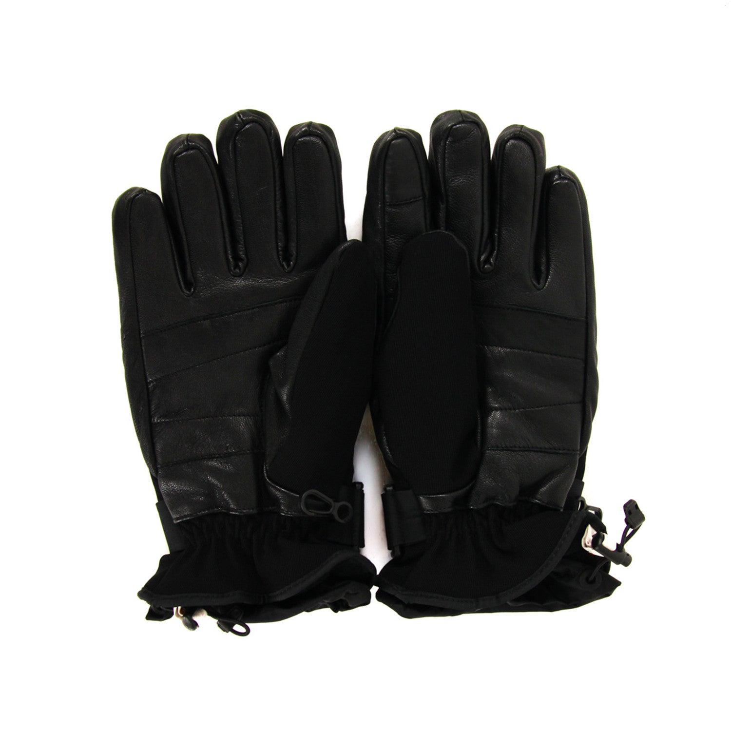 Moncler // Men's Logo Ski Gloves // Black