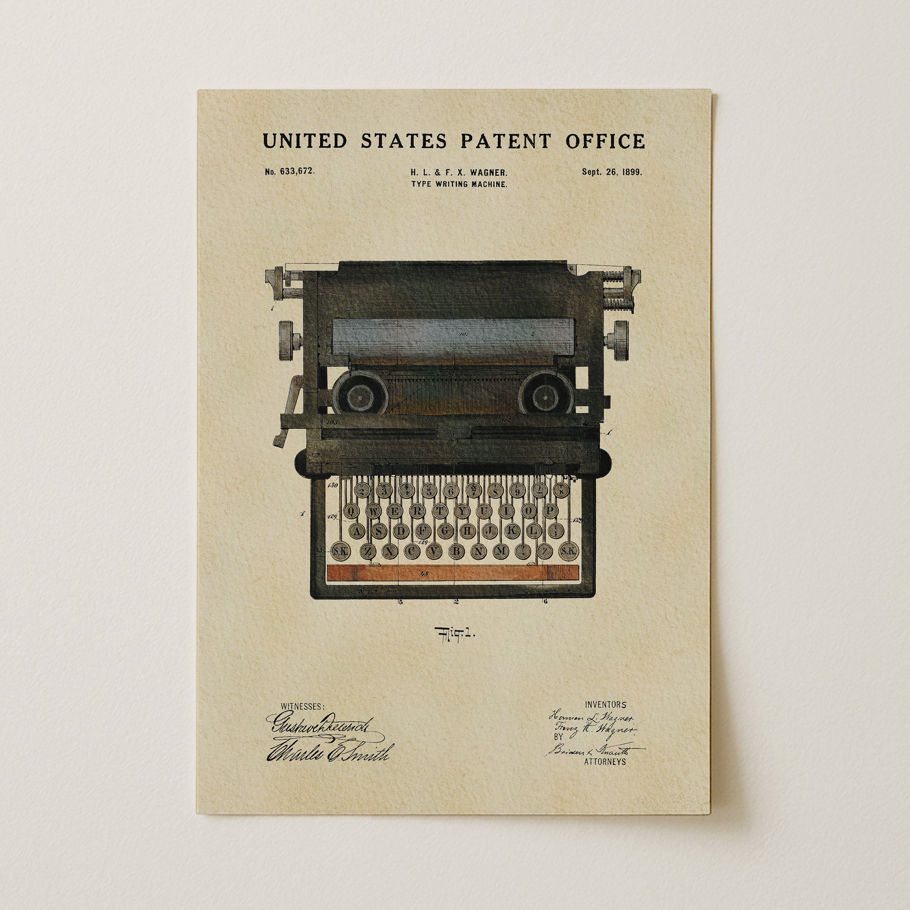 Vintage Typewriter (1899)