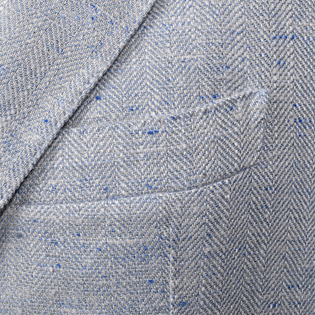 Loro Piana // Javier Blazer // Light Gray + Blue