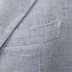 Loro Piana // Javier Blazer // Light Gray + Blue