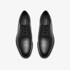 Steadwell Cap // Cap-Toe Derby // Black Leather
