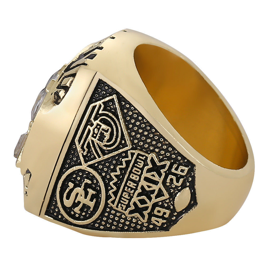 San Francisco 49ers Dynasty Era Ring & Trophy Set – Championship Replica Collector Display