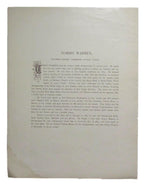 Tommy Warren Boxer 1895 Boxing Gladiators 11x15 Supplement Poster