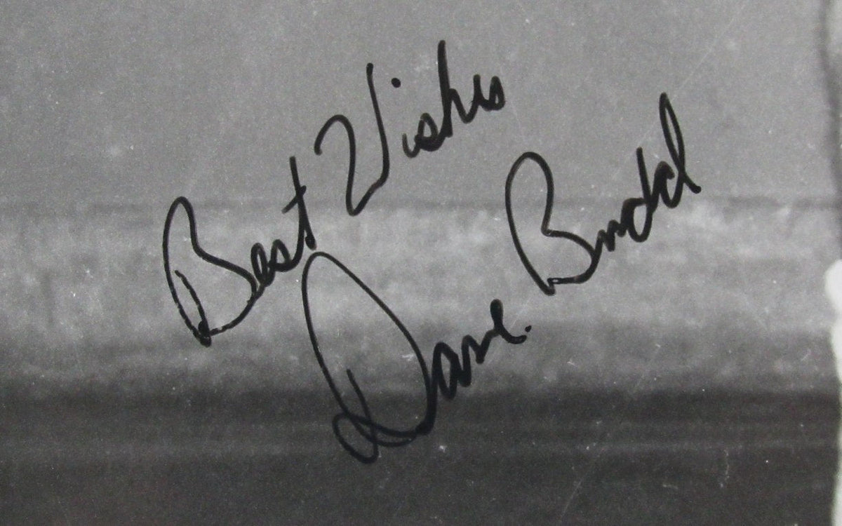 Dave Budd Signed/Inscribed 8x10 B/W Photo New York Knicks 189966