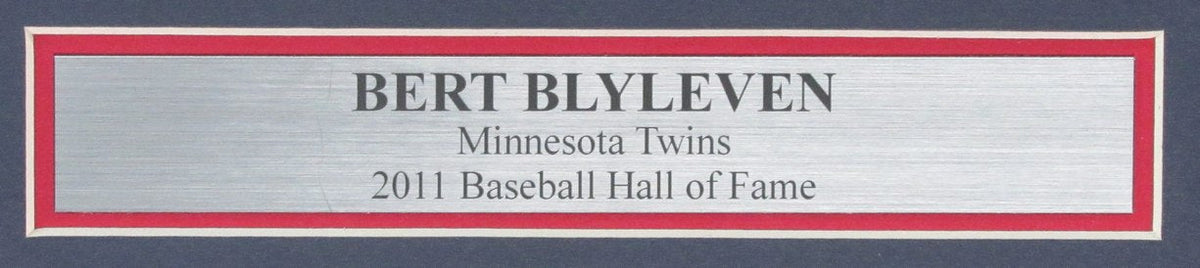 Bert Blyleven HOF Autographed Minnesota Twins 8x10 Photo Framed JSA 188751