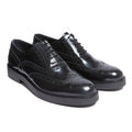 Wesley Wing Cap Oxford // Black