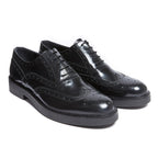 Wesley Wing Cap Oxford // Black
