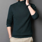 Sleek Knit Turtleneck // Green