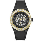 Guess Men's Black Round Dial Analog