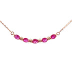 .73ct Ruby Diamond Fashion Pendants 10KT Rose Gold