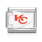 Football Team Logo Italian Charm Bracelet – Custom Gifts for Fans