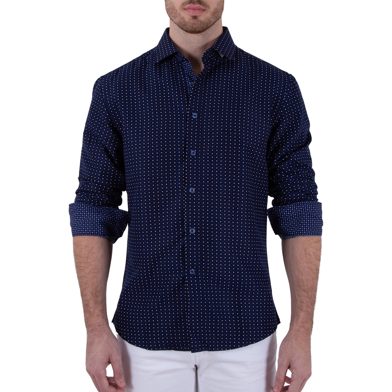 Cheyenne Button Up Shirt // Royal Blue