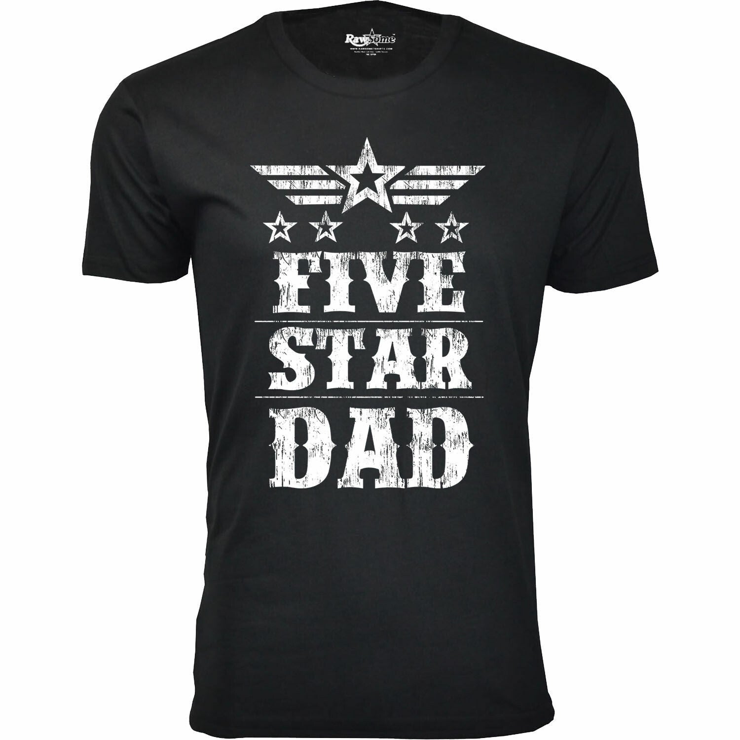 Five Star T-Shirt // DAD // Black