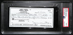 Johnny Unitas Signed 10/31/02 Check PSA/DNA MINT 9 188660