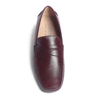Ritchie Leather Driver // Burgundy