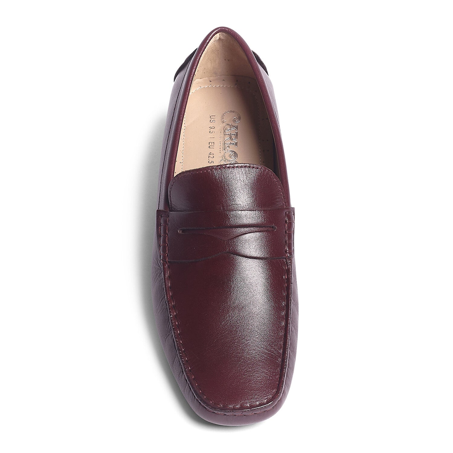 Ritchie Leather Driver // Burgundy