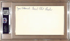 Joe Kuharich Autographed 3x5 Index Card Notre Dame PSA/DNA 179064