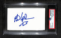 Gene Upshaw  Autographed 3x5 Index Card PSA/DNA 186543