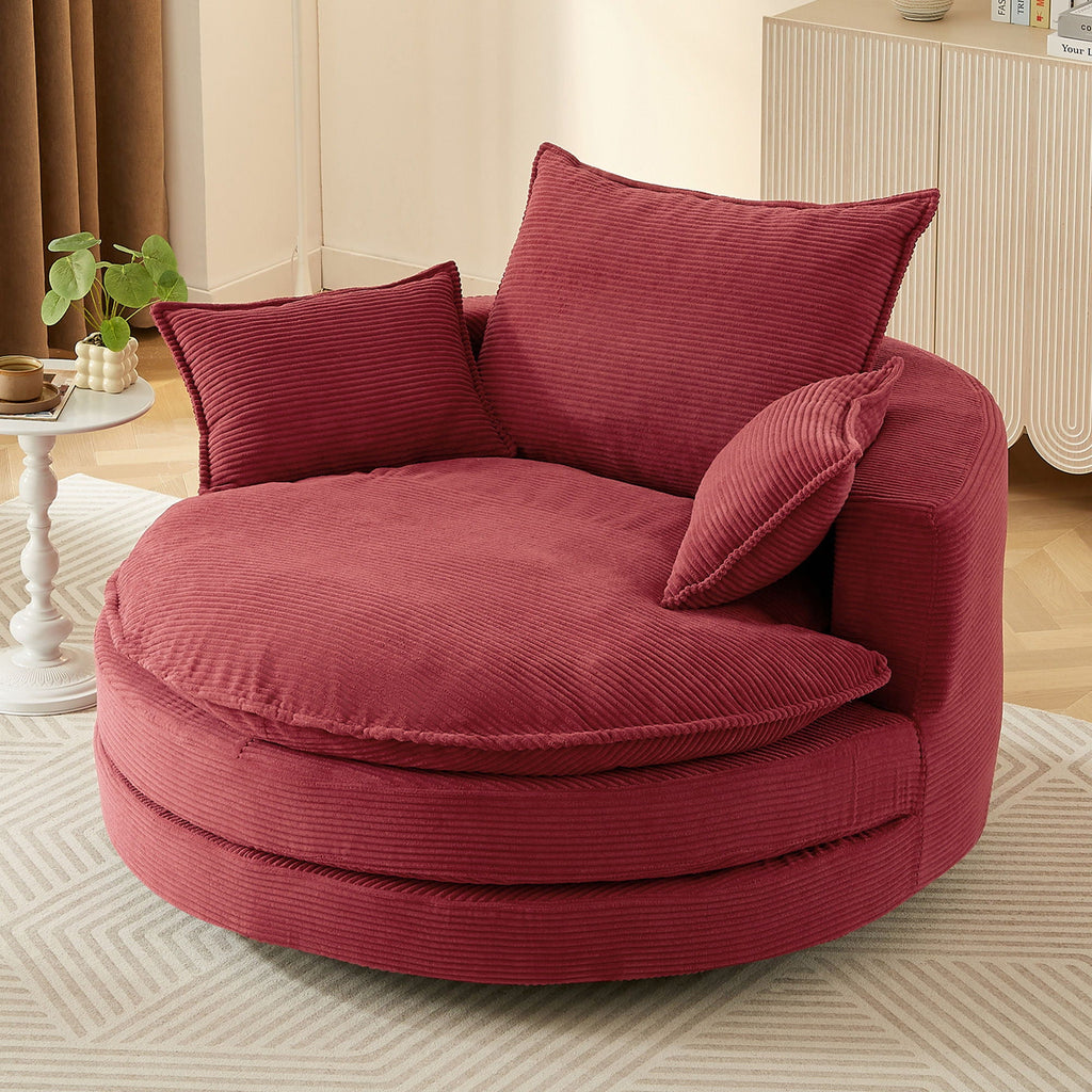 360° Swivel Accent Barrel Chair