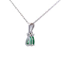 .29ct Emerald Diamond Fashion Pendants 10KT White Gold