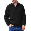 Stand Collar Sweater // Black