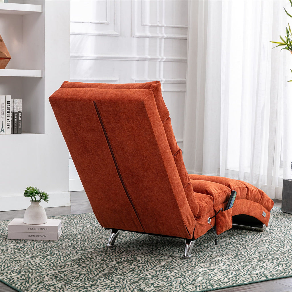 Massage Chaise Lounge Indoor, Ergonomic Electric Massage Lounger
