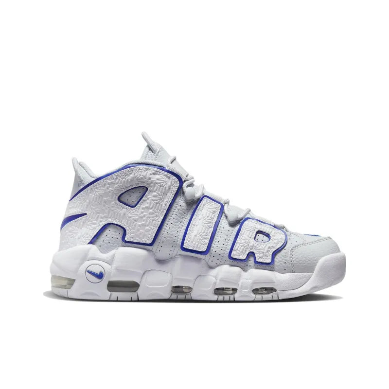 Nike Air More Uptempo Embossed White Royal Blue