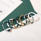 Game Day Football Bracelet Set – Stackable Beaded Jewelry Gift for Fans & Sports Lovers