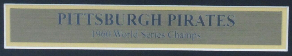 Pirates 1960 World Series Champs The Pittsburgh Press Newspaper Framed 157903