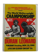 1980 World Welterweight Championship Leonard vs. Duran Press Kit 167498