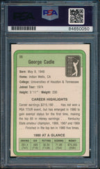 1981 DONRUSS PGA George Cadle #55 Authentic Card Signed PSA/DNA 176029