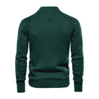 Zip-Up Cardigan // Green