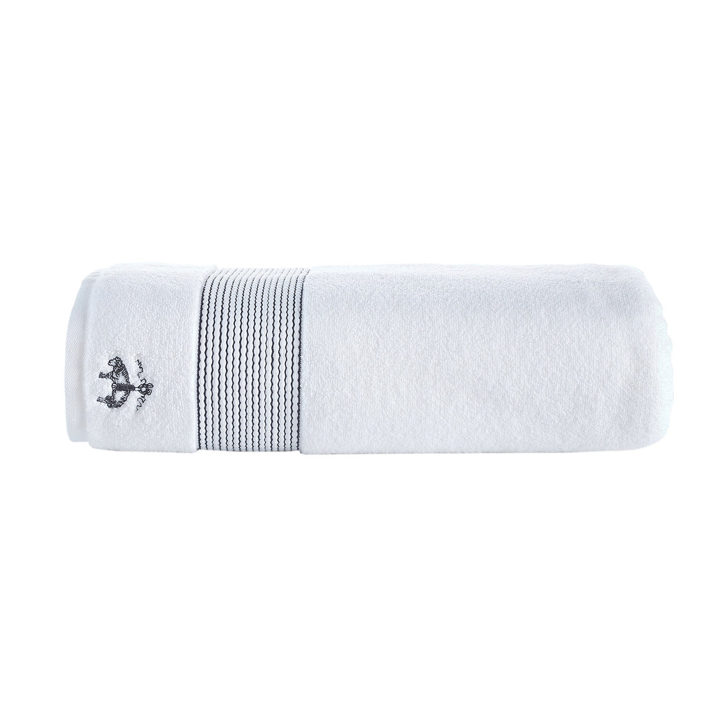 Brooks Brothers Rope Stripe Border // Bath Sheet
